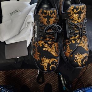 COPY - Versace jeans couture Black & Gold Regalia Baroque Sneakers